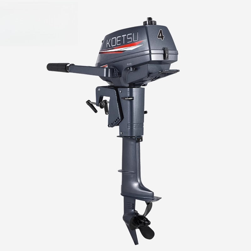KOETSU 2-Stroke & 4-Stroke Gas Outboard Motor - Heavy-Duty Gasoline Engine for Inflatable Boats, Rafts and Commercial Use