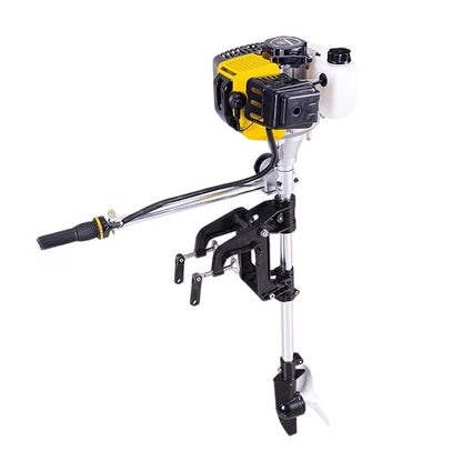 2.5HP 2-Stroke Outboard Motor - Short Shaft 52CC 8500RPM with Manual Start for Small Boats & Inflatable Dinghies