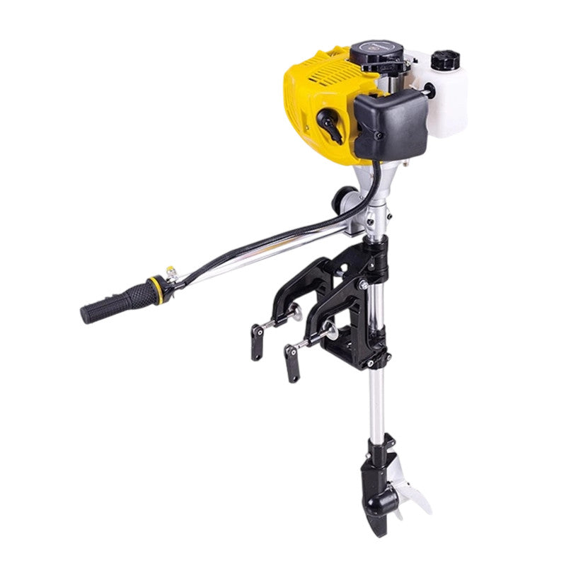 2.5HP 2-Stroke Outboard Motor - Short Shaft 52CC 8500RPM with Manual Start for Small Boats & Inflatable Dinghies