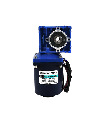 AC220V 40W60W90W120W200W NMRV30/RV40 worm gear brushless motor,With governor,suitable for mechanical equipment,power tools,conveyors,DIY,etc.Multi-speed optional