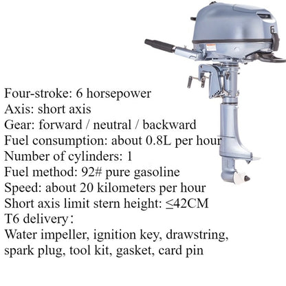 2.5HP-8HP 2-Stroke / 3.5HP-12HP 4-Stroke Outboard Motor Series - Short & Long Shaft Options for Fishing Boats and Inflatable Dinghies