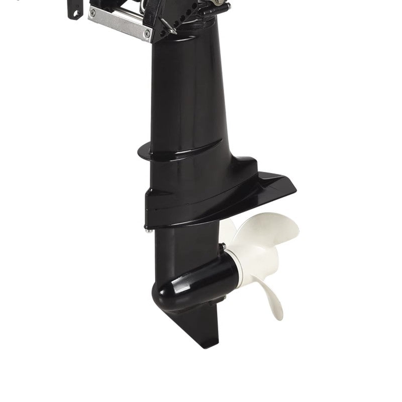 8HP 4-Stroke Outboard Motor with Electric Start & Reverse Gear - Short/Long Shaft 247cc 3600RPM for Boats and Inflatable Dinghies