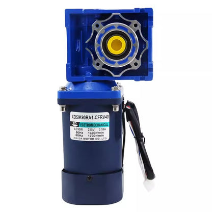 AC220V 40W60W90W120W200W NMRV30/RV40 worm gear brushless motor,With governor,suitable for mechanical equipment,power tools,conveyors,DIY,etc.Multi-speed optional