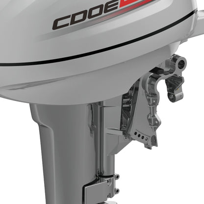 D25 25HP 4-Stroke Outboard Motor with Electric Start - Front/Rear Control & Reverse Gear for Heavy-Duty Inflatable Dinghies
