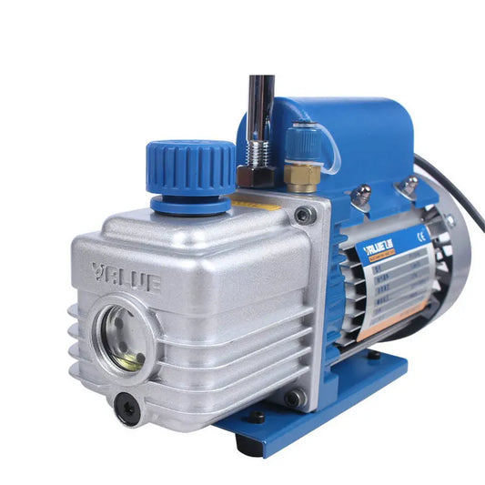 AC220V 1L/2L/3L/4L rotary vane Vacuum Pump Kits HVAC Refrigeration with Manifold Gauge for Household Air Conditioning