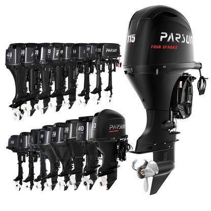 Parsun Outboard Motor: 2-Stroke & 4-Stroke Gas Engine Options for Dinghies, Inflatable Boats & Small Watercraft