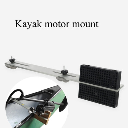 KOETSU Kayak Motor Mount - Universal Outboard Bracket for Canoes & Small Boats with Transom Mount