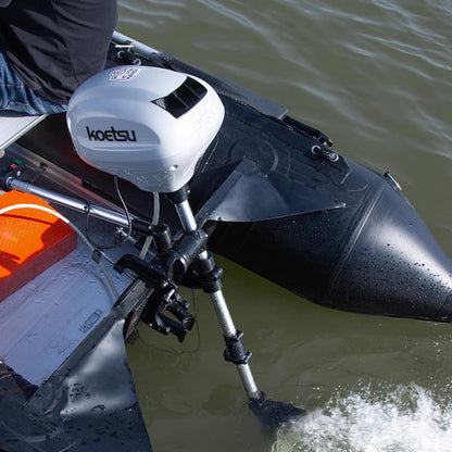 KOETSU Brushless Electric Outboard Motor - Trolling Motor for Inflatable Fishing Boats, Quiet & Powerful 12V/24V Engine