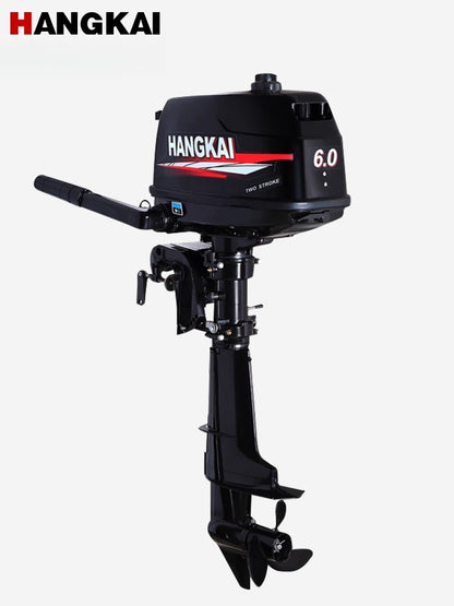 Hangkai Outboard Motor: 2-Stroke & 4-Stroke Gas Engine Options for Inflatable Boats, Dinghies & Small Craft